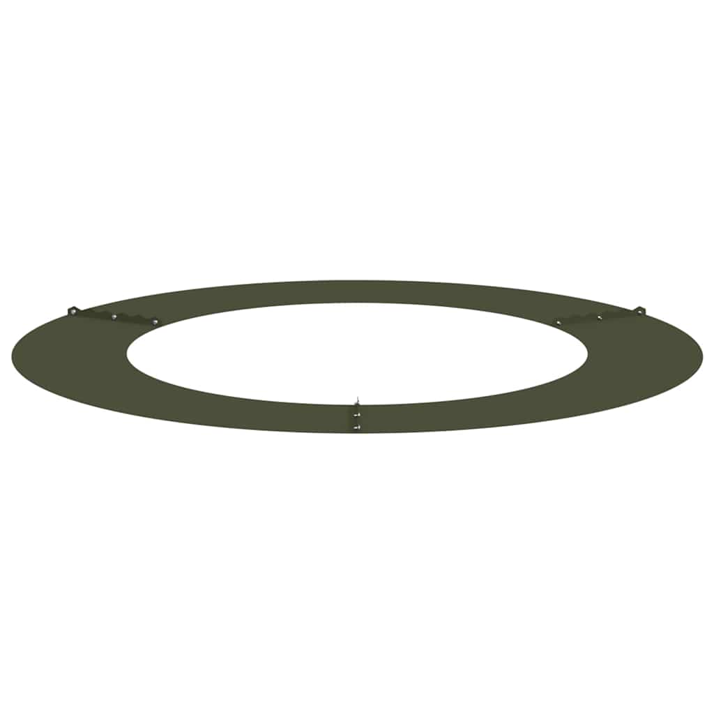 geeignet für flachen Baumring Olivgrün Ø60 / 90 cm Stahl