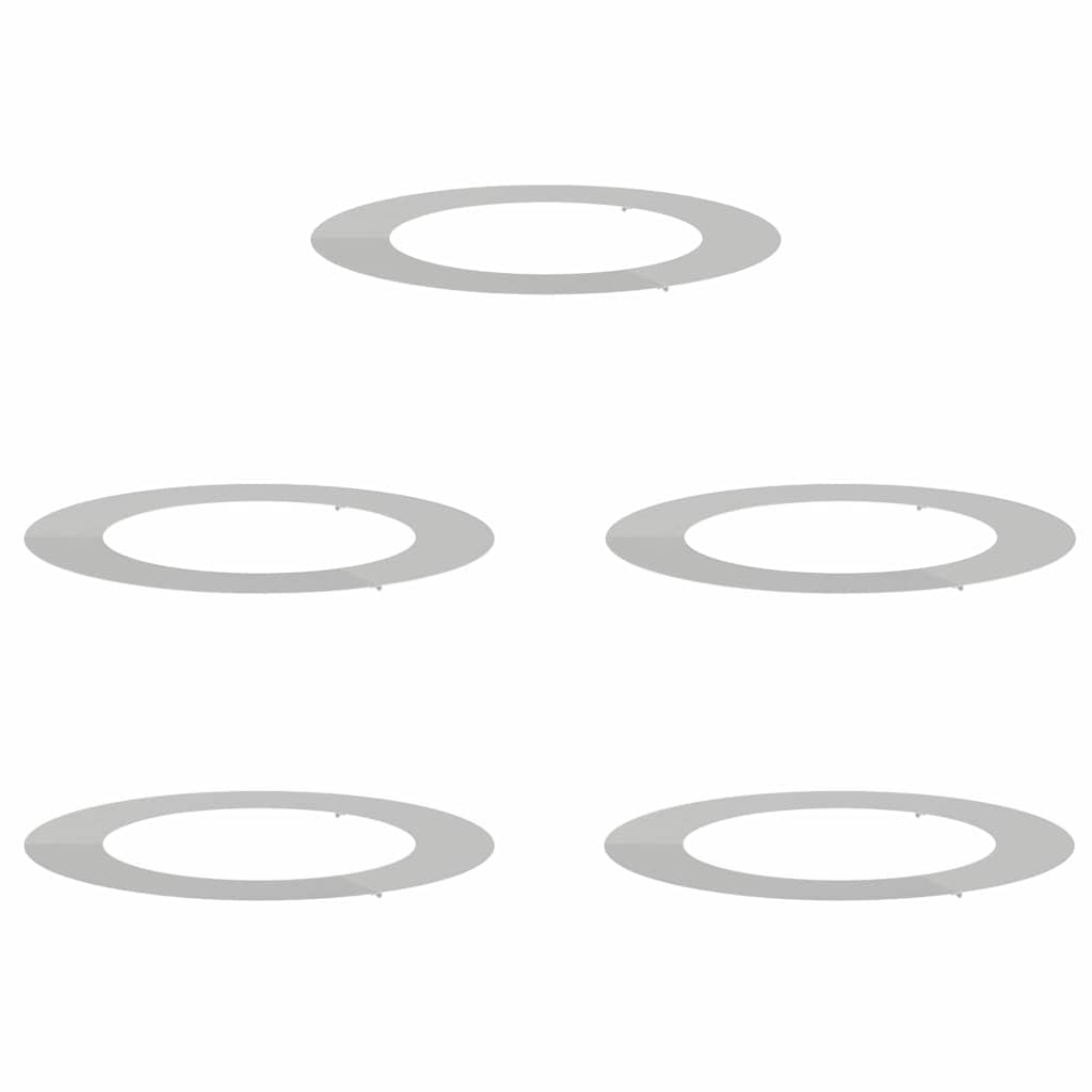 geeignet für flache Baumringe 5 pcs Silber Ø60 / 90 cm