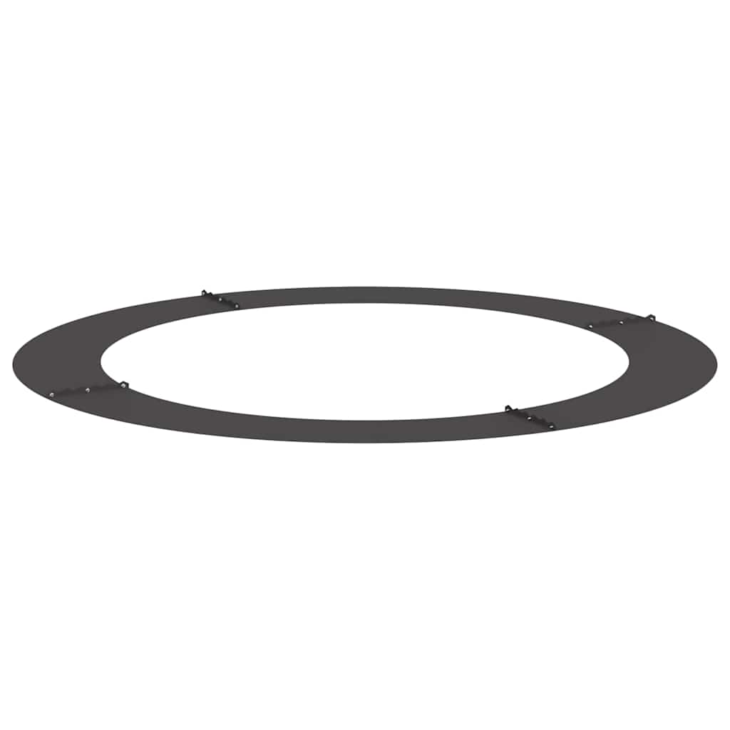geeignet für flachen Baumring Schwarz Ø90 / 120 cm Stahl