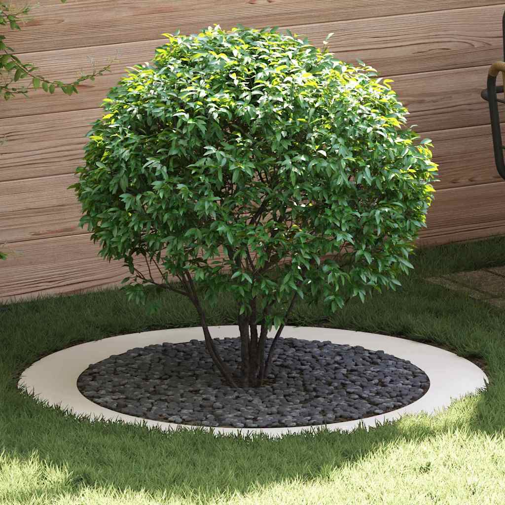 geeignet für flachen Baumring Weiß Ø90 / 120 cm Stahl