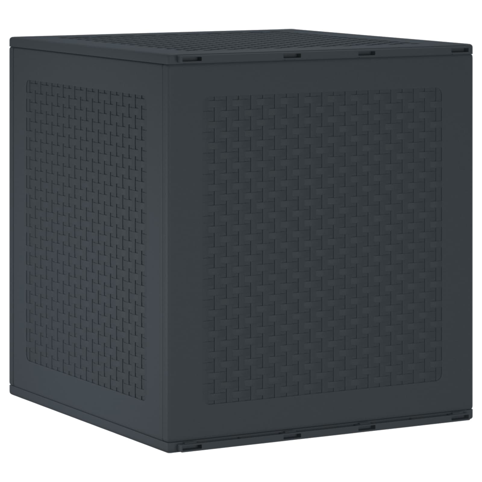 Aufbewahrungsbox Anthrazit 55 x 53 x 57 cm Polypropylen