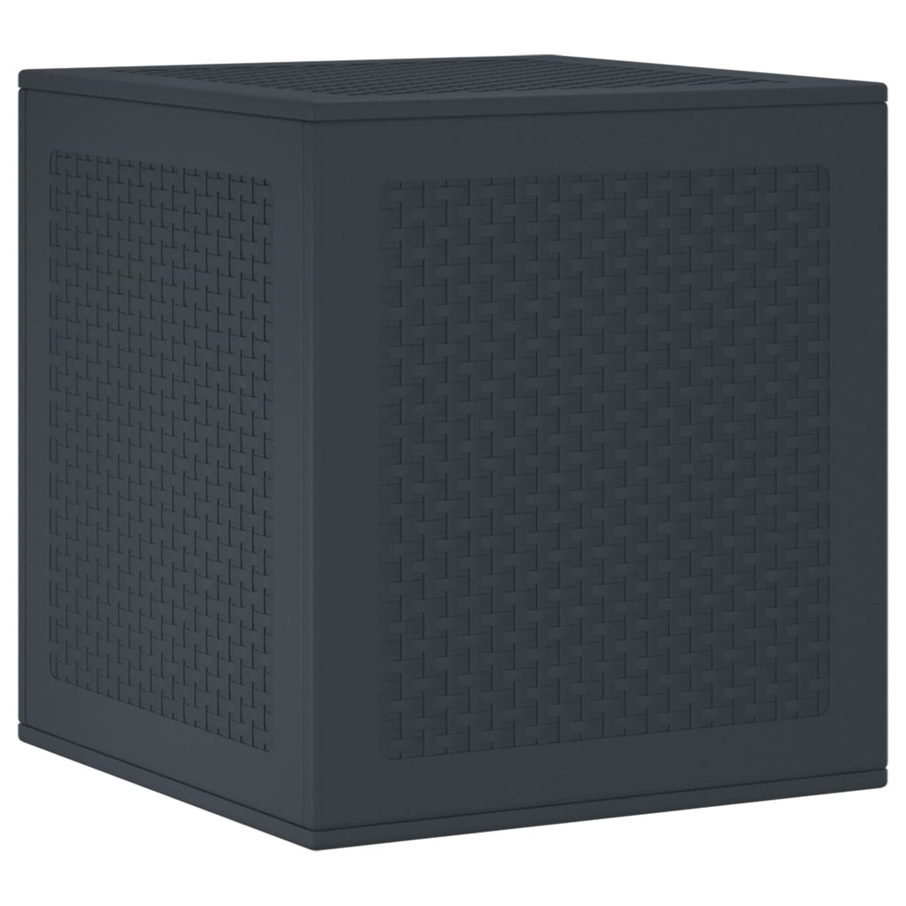 Aufbewahrungsbox Anthrazit 55 x 53 x 57 cm Polypropylen