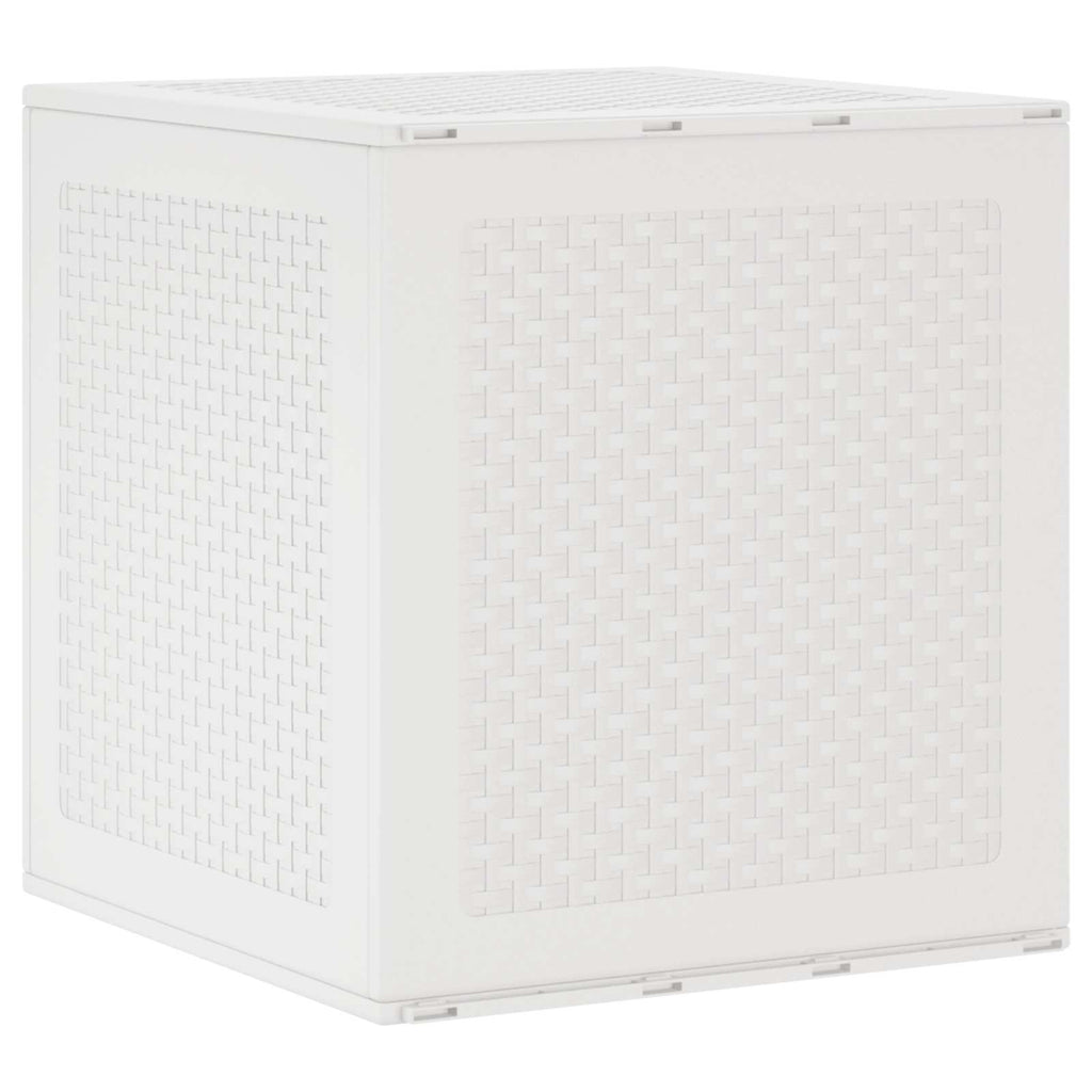 Aufbewahrungsbox mit Speicher Weiß 55 x 53 x 57 cm Polypropylen