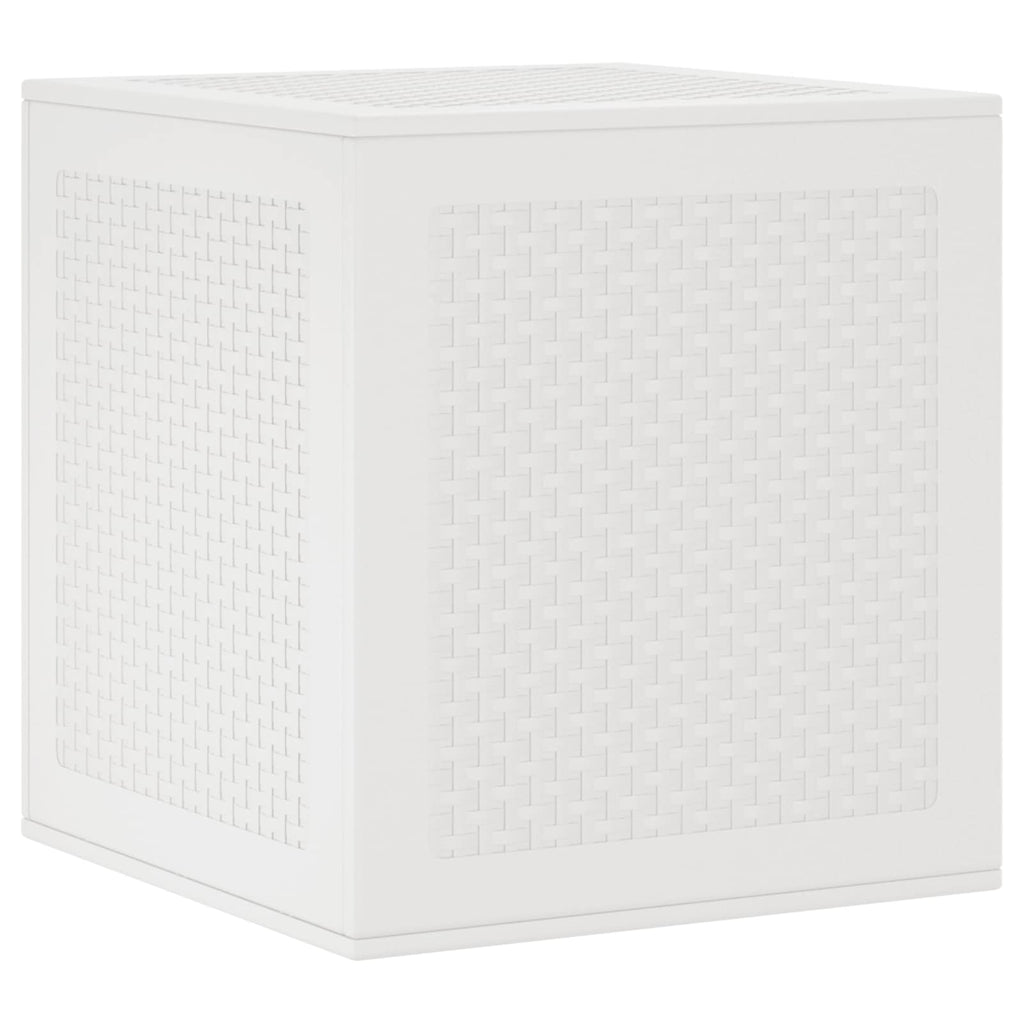 Aufbewahrungsbox mit Speicher Weiß 55 x 53 x 57 cm Polypropylen