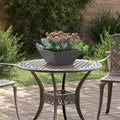 Garten-Pflanzgefäß 5 pcs Schwarz 35 x 35 x 15 cm