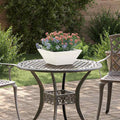 Garten-Pflanzgefäß 5 pcs Weiß 35 x 35 x 15 cm
