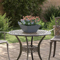 Garten-Pflanzgefäß 5 pcs Anthrazit 35 x 35 x 15 cm