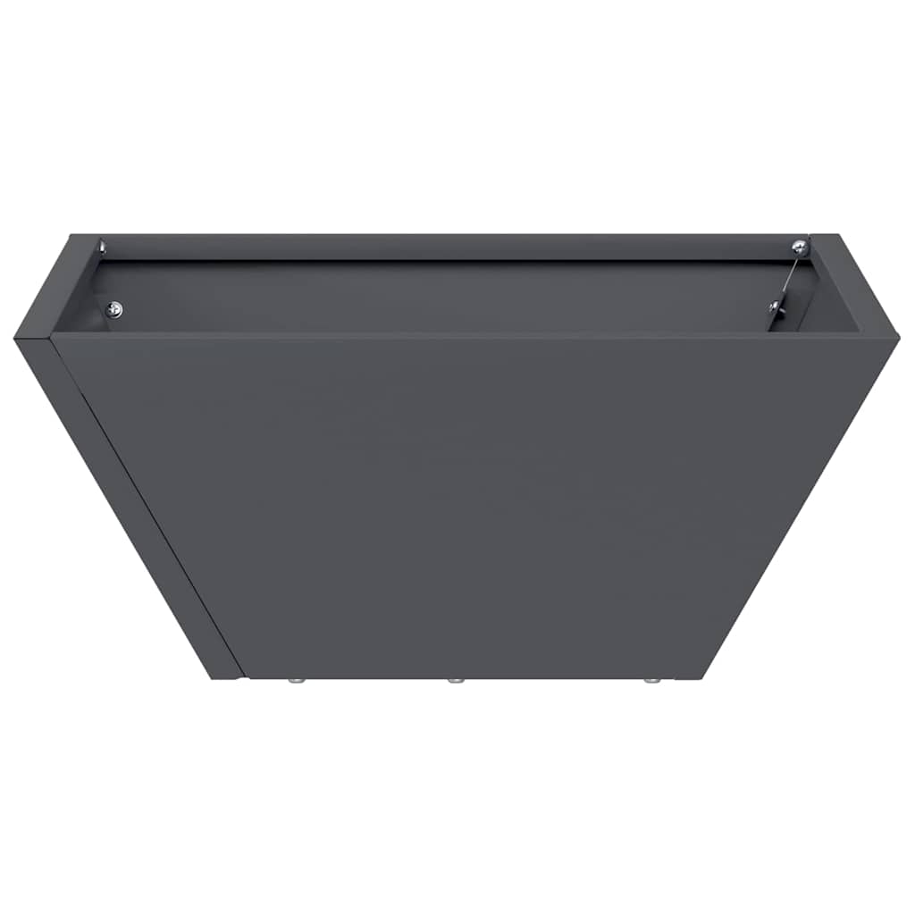Garten-Pflanzgefäß 5 pcs Anthrazit 35 x 35 x 15 cm