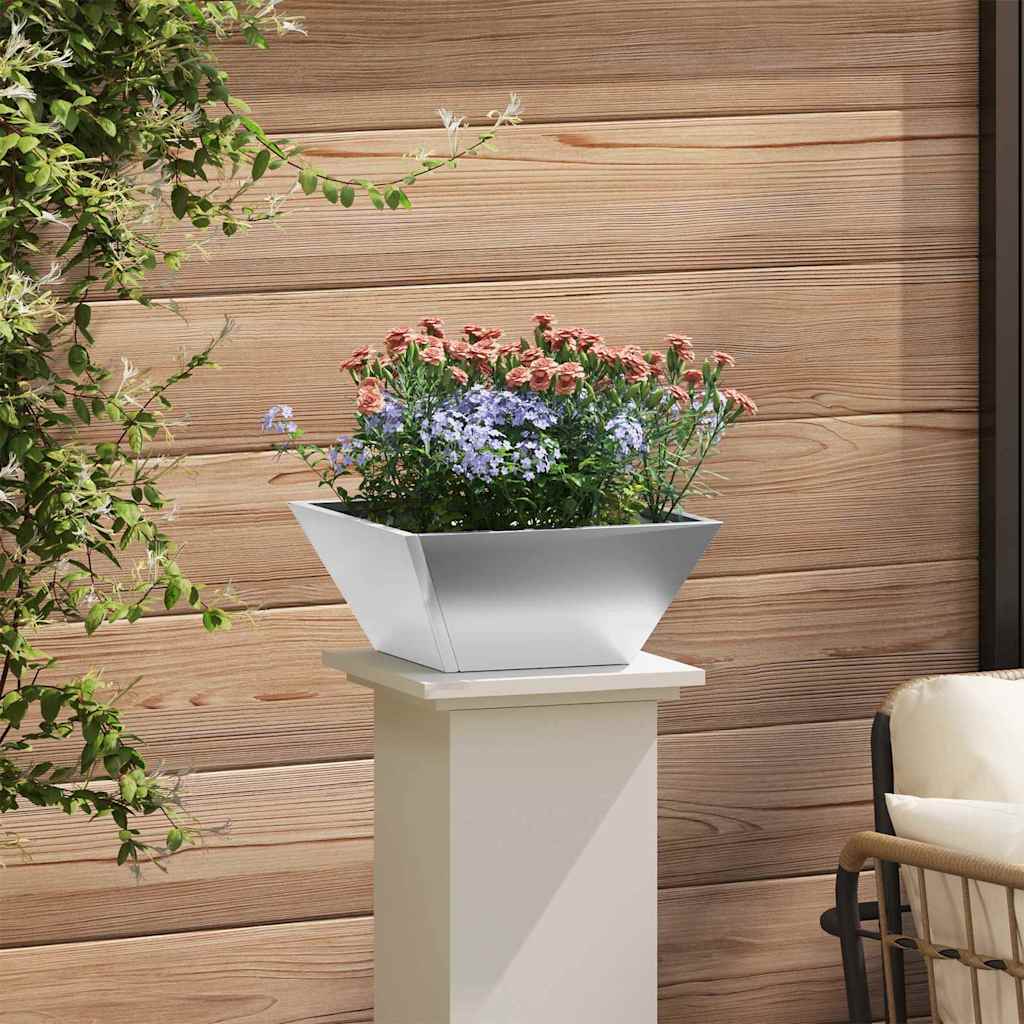 Garten-Pflanzgefäß 5 pcs Silber 35 x 35 x 15 cm