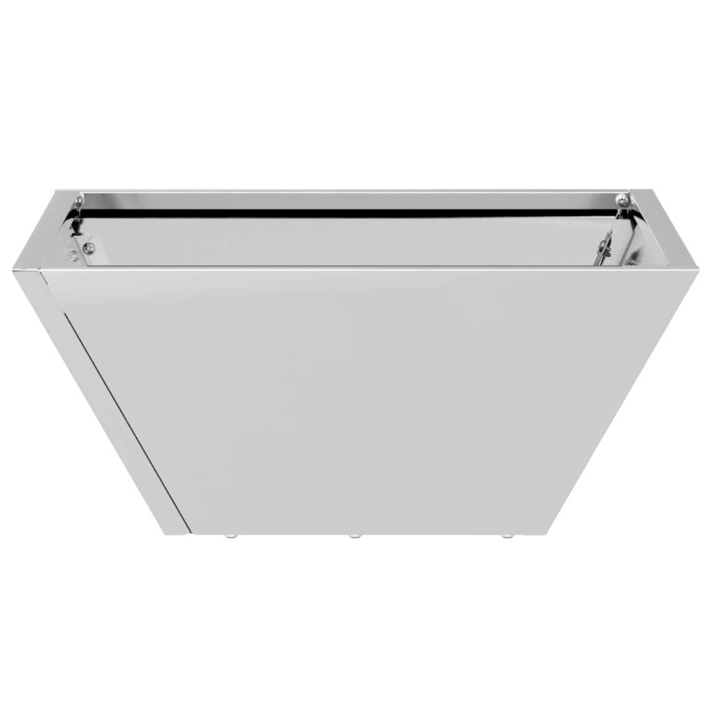 Garten-Pflanzgefäß 5 pcs Silber 35 x 35 x 15 cm