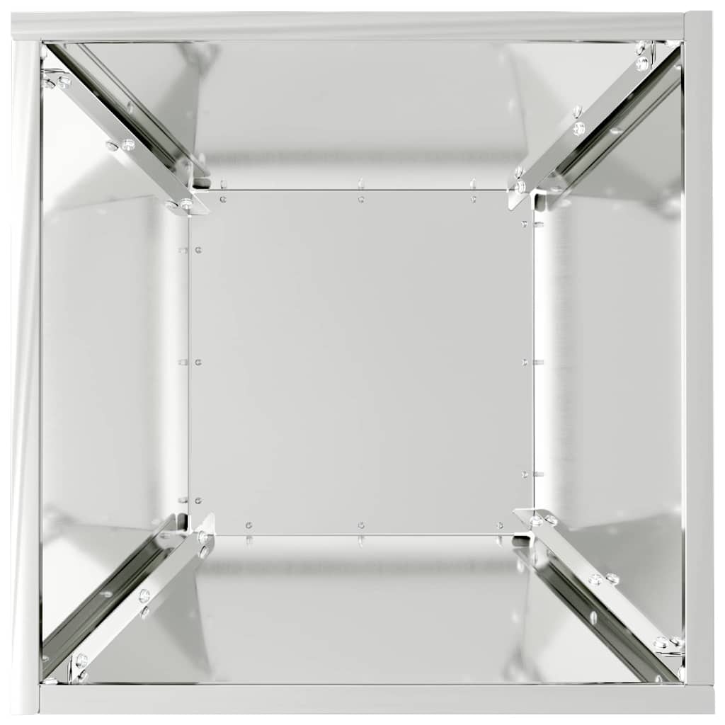 Garten-Pflanzgefäß 5 pcs Silber 35 x 35 x 15 cm
