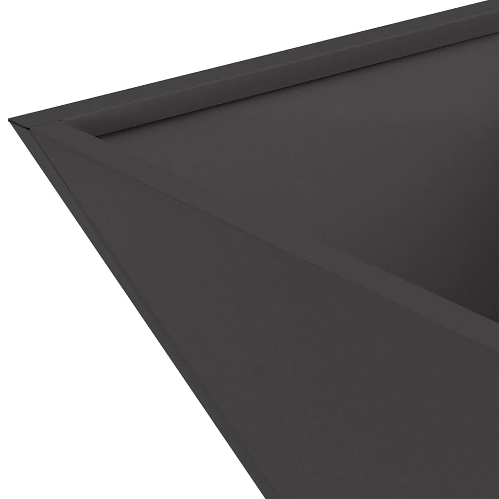 Garten-Pflanzgefäß 5 pcs Schwarz 40 x 40 x 15 cm