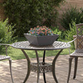 Garten-Pflanzgefäß 5 pcs Schwarz 40 x 40 x 15 cm