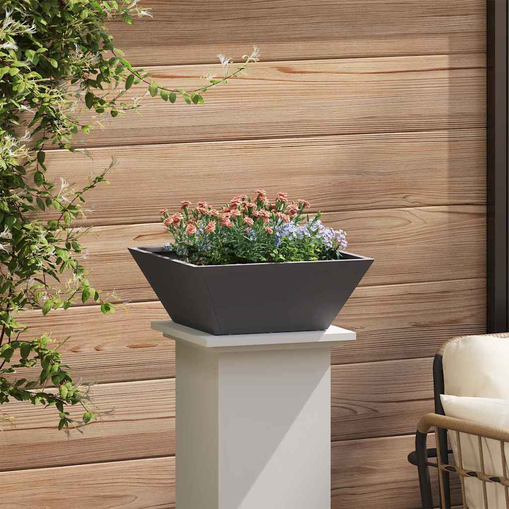Garten-Pflanzgefäß 5 pcs Schwarz 40 x 40 x 15 cm