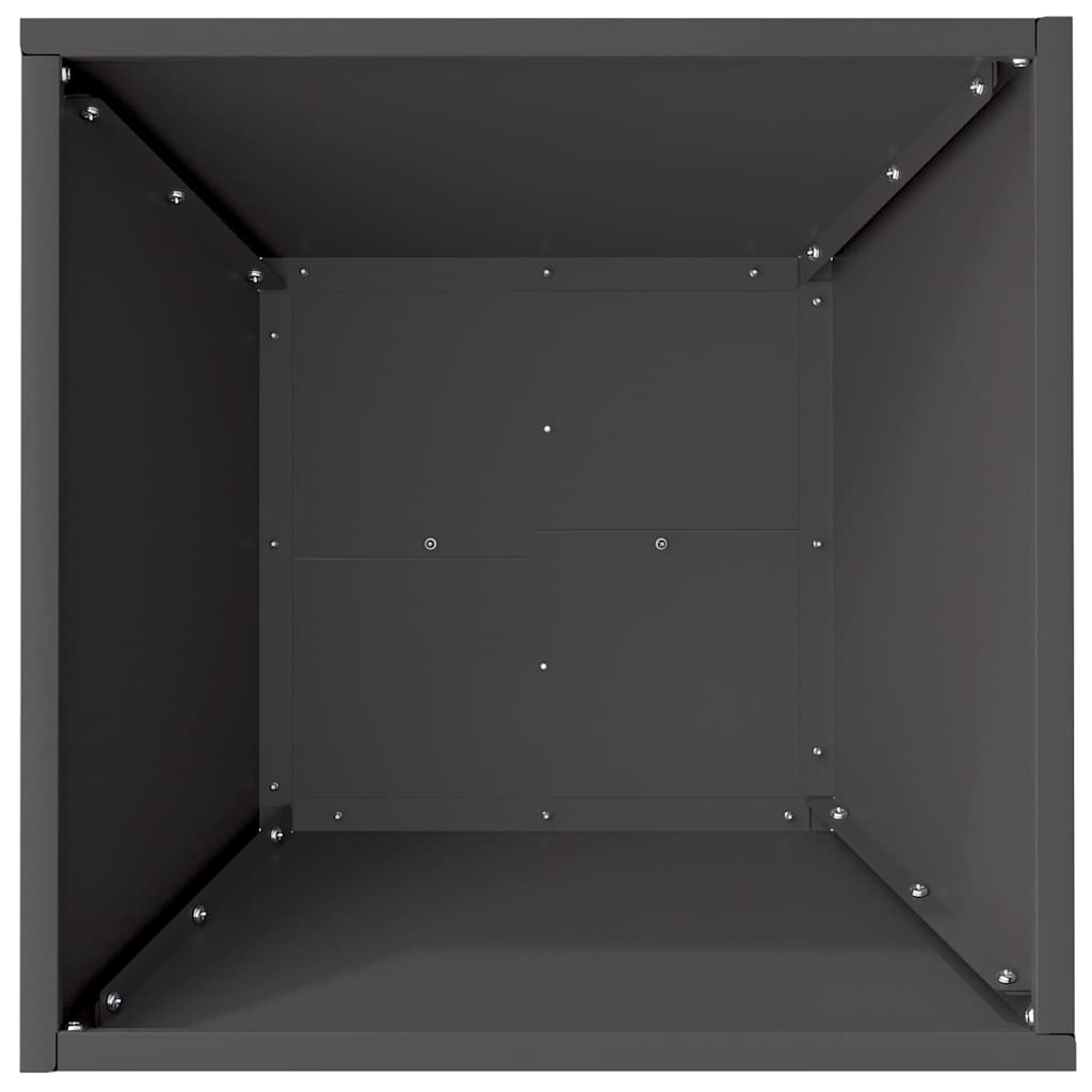 Garten-Pflanzgefäß 5 pcs Schwarz 40 x 40 x 15 cm