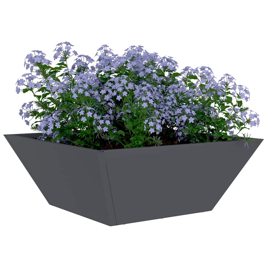 Garten-Pflanzgefäß 5 pcs Anthrazit 40 x 40 x 15 cm