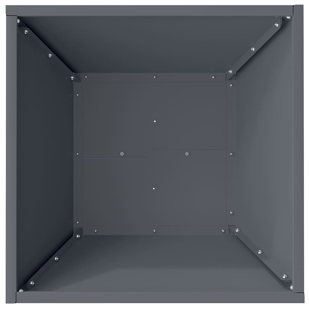 Garten-Pflanzgefäß 5 pcs Anthrazit 40 x 40 x 15 cm