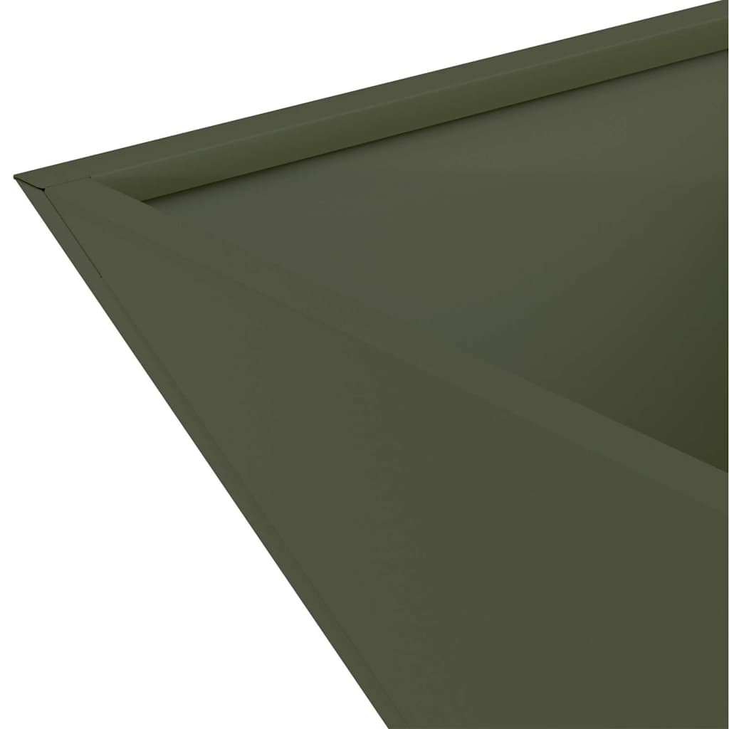 Garten-Pflanzgefäß Olive Grün 40 x 40 x 15 cm