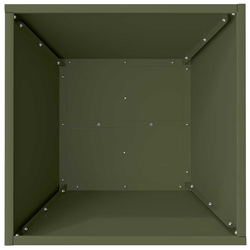 Garten-Pflanzgefäß 5 pcs Olive Grün 40 x 40 x 15 cm