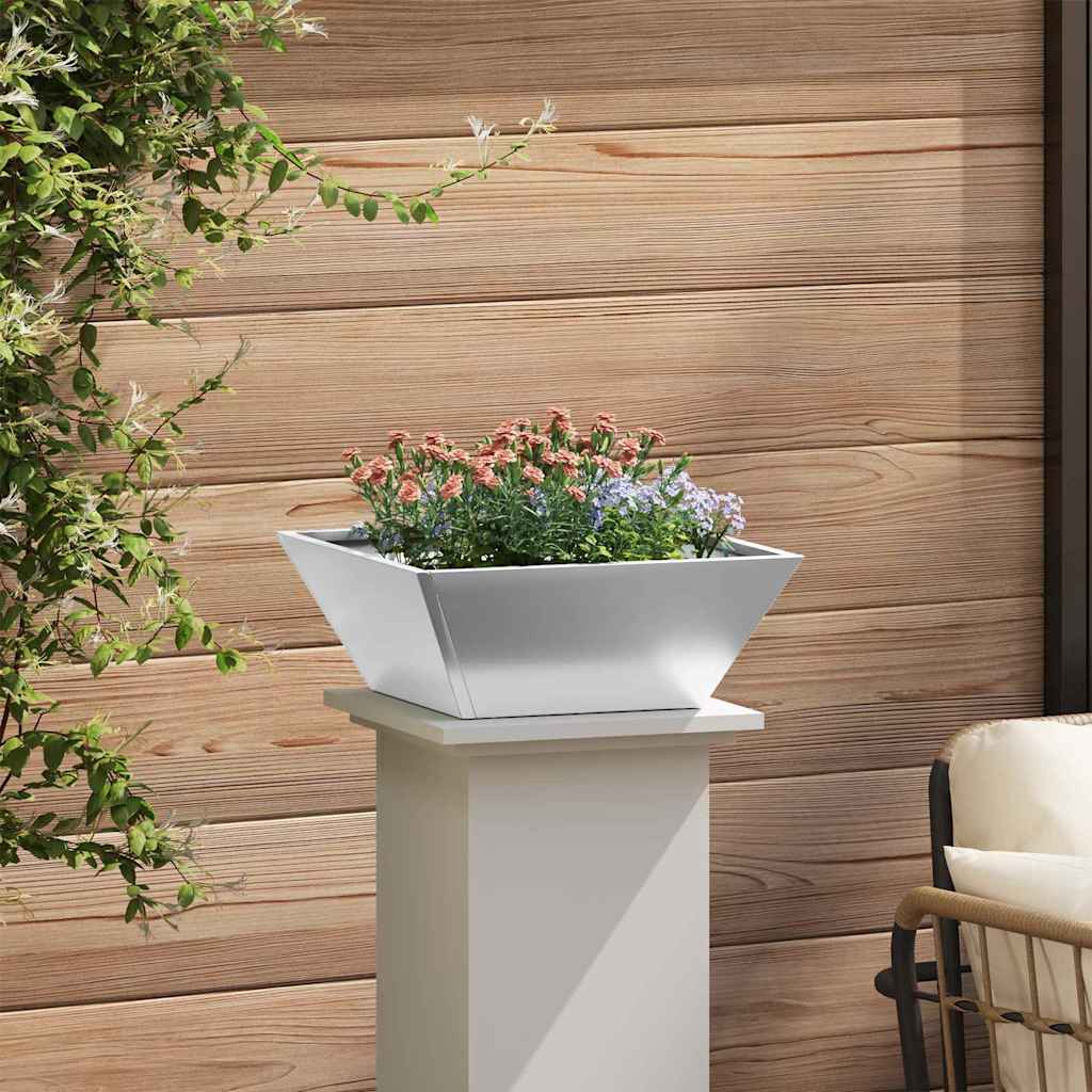 Garten-Pflanzgefäß 5 pcs Silber 40 x 40 x 15 cm