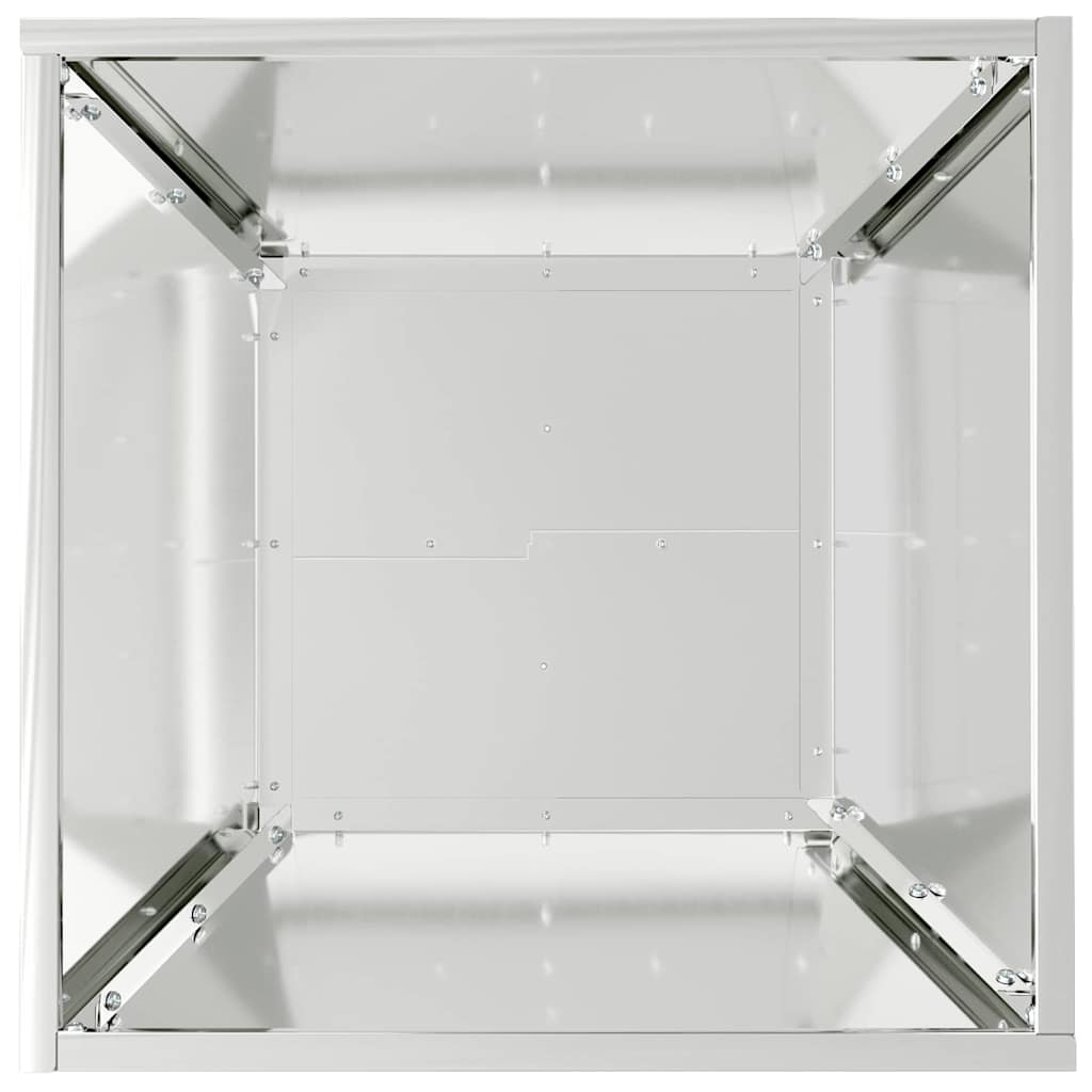 Garten-Pflanzgefäß 5 pcs Silber 40 x 40 x 15 cm