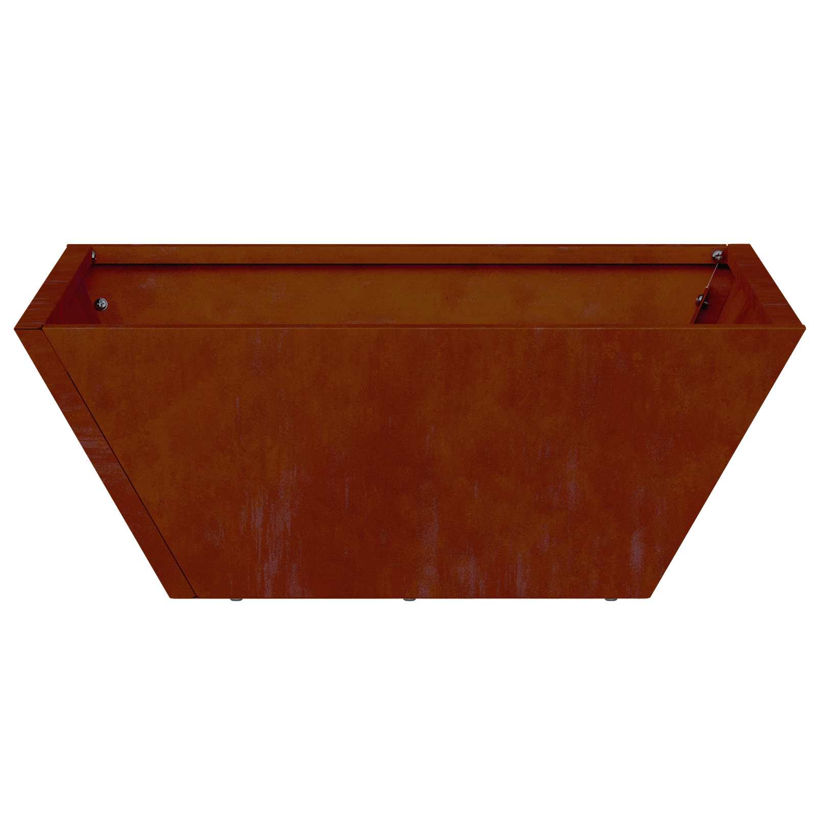 Garten-Pflanzgefäß 5 pcs Rostig 40 x 40 x 15 cm Wetterfeststahl