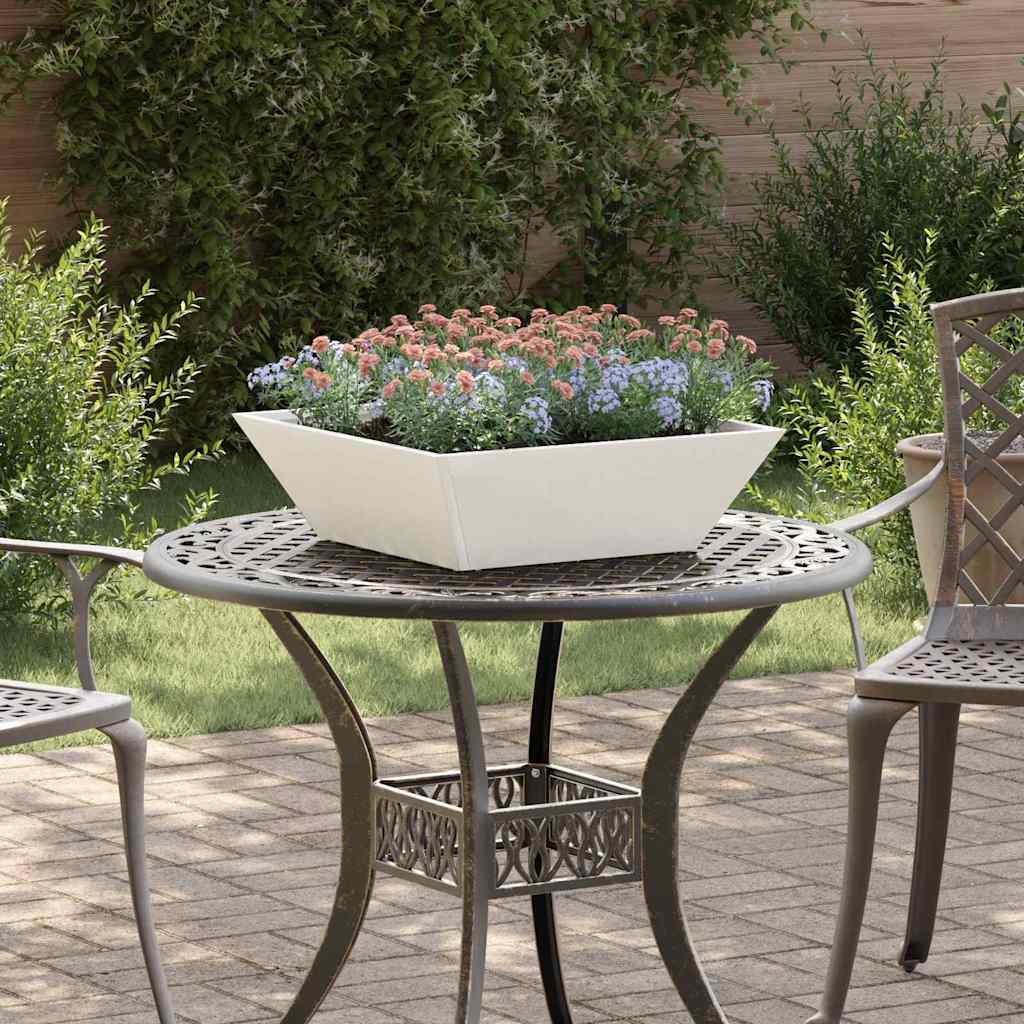 Garten-Pflanzgefäß 5 pcs Weiß 50 x 50 x 15 cm