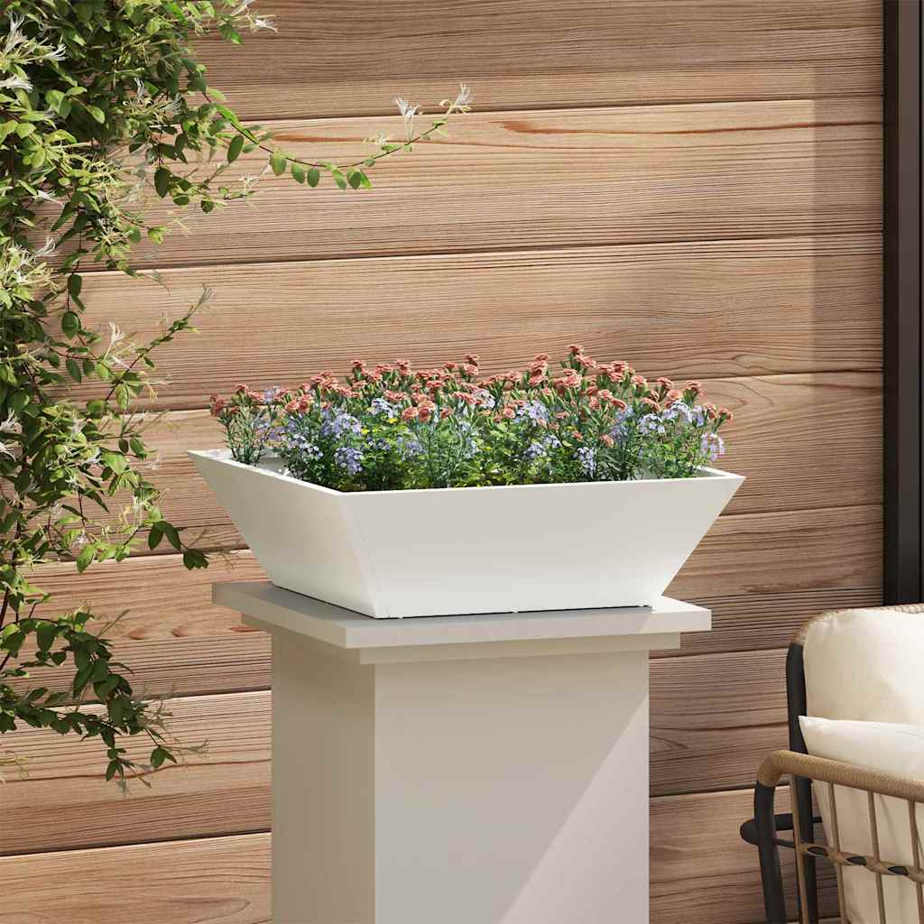 Garten-Pflanzgefäß 5 pcs Weiß 50 x 50 x 15 cm