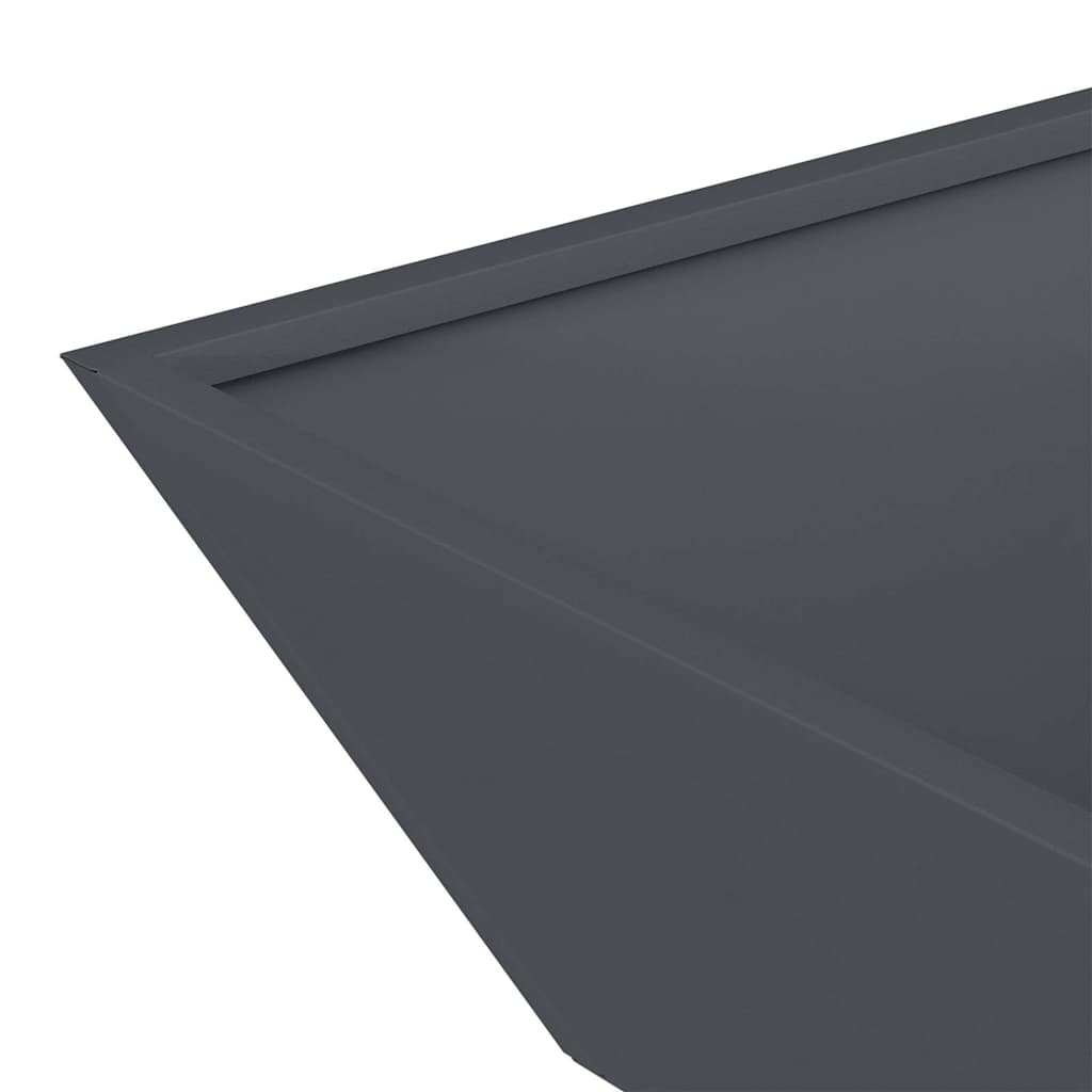 Garten-Pflanzgefäß 5 pcs Anthrazit 50 x 50 x 15 cm