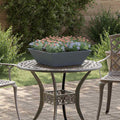 Garten-Pflanzgefäß 5 pcs Anthrazit 50 x 50 x 15 cm