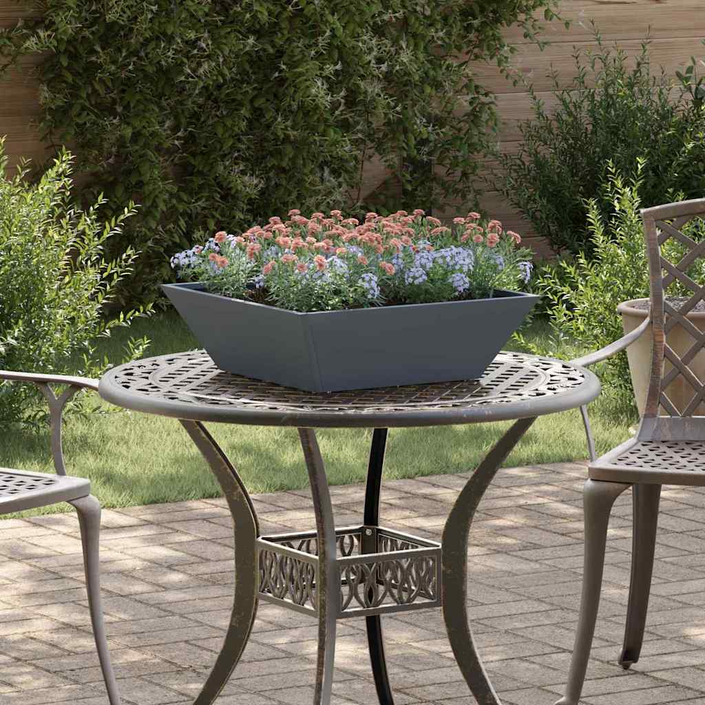 Garten-Pflanzgefäß 5 pcs Anthrazit 50 x 50 x 15 cm
