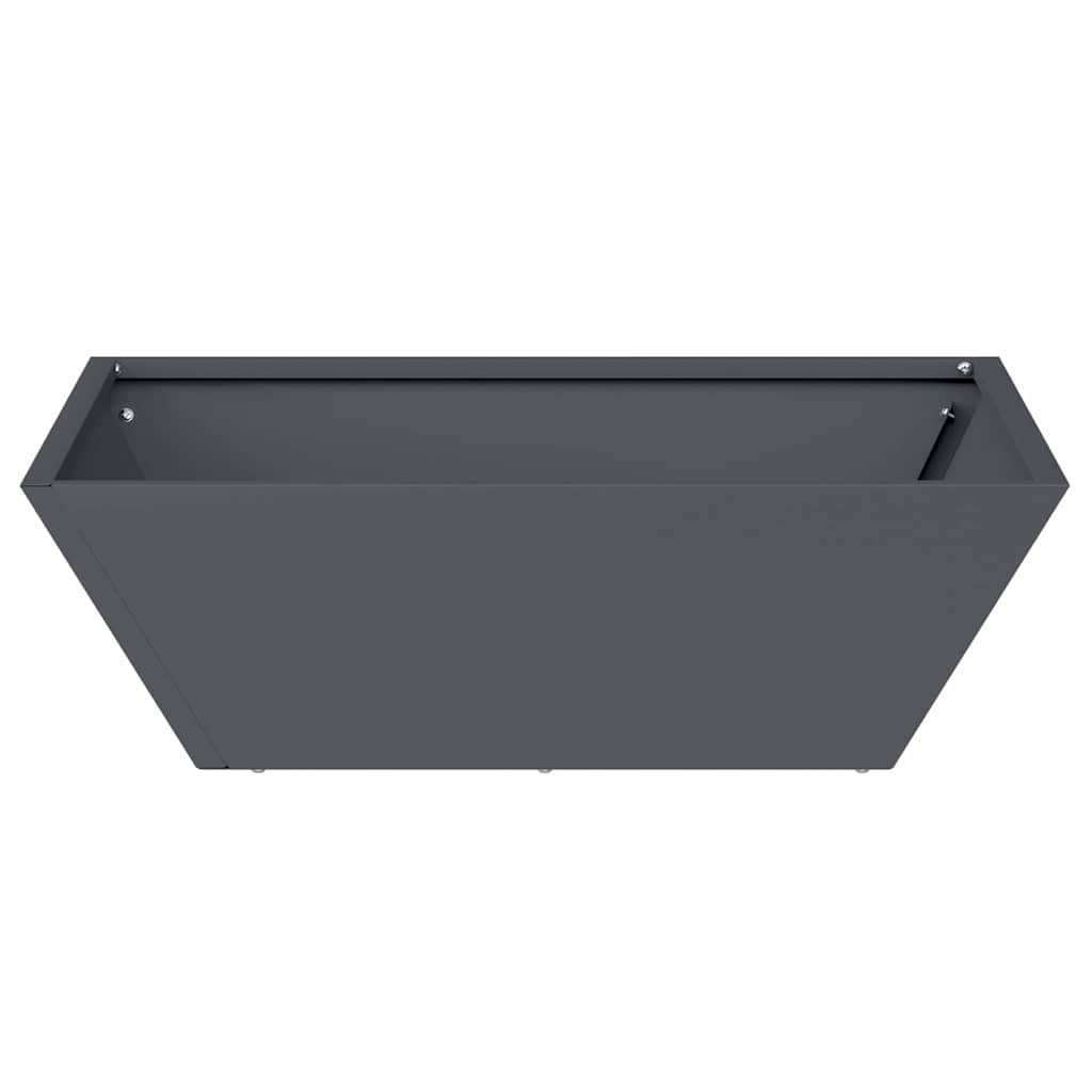 Garten-Pflanzgefäß 5 pcs Anthrazit 50 x 50 x 15 cm