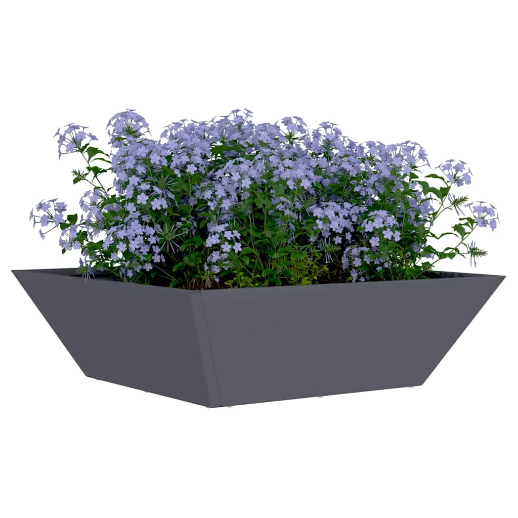 Garten-Pflanzgefäß 5 pcs Anthrazit 50 x 50 x 15 cm