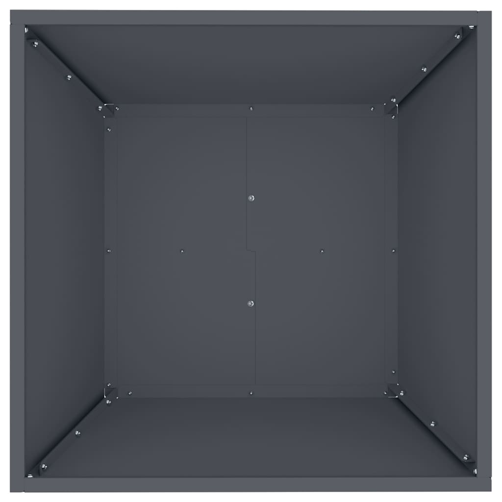 Garten-Pflanzgefäß 5 pcs Anthrazit 50 x 50 x 15 cm