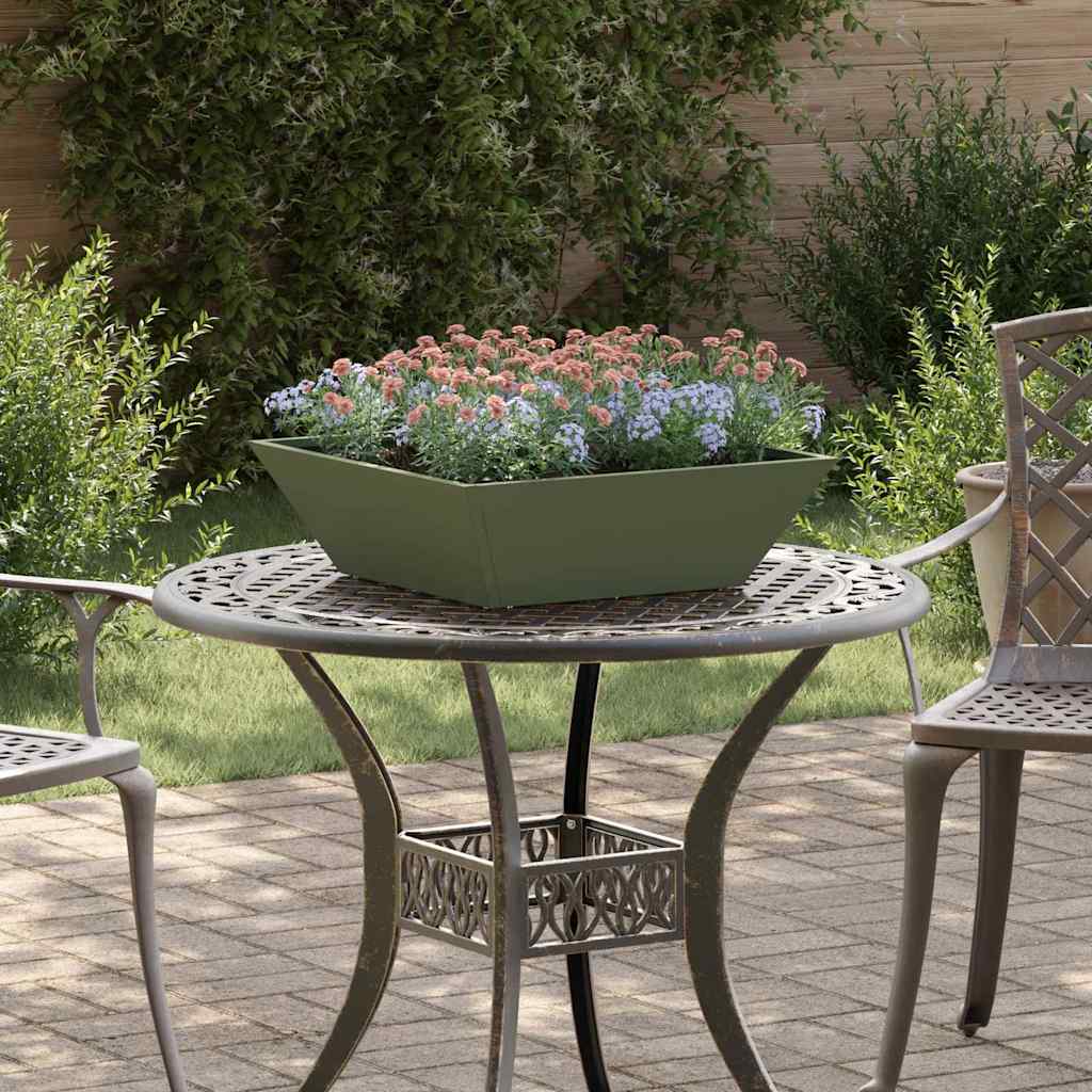 Garten-Pflanzgefäß 5 pcs Olive Grün 50 x 50 x 15 cm
