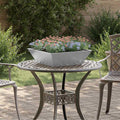 Garten-Pflanzgefäß 5 pcs Silber 50 x 50 x 15 cm