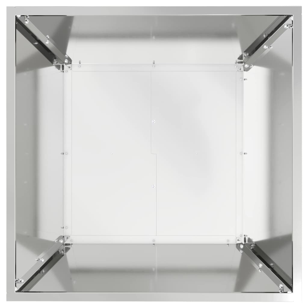 Garten-Pflanzgefäß 5 pcs Silber 50 x 50 x 15 cm