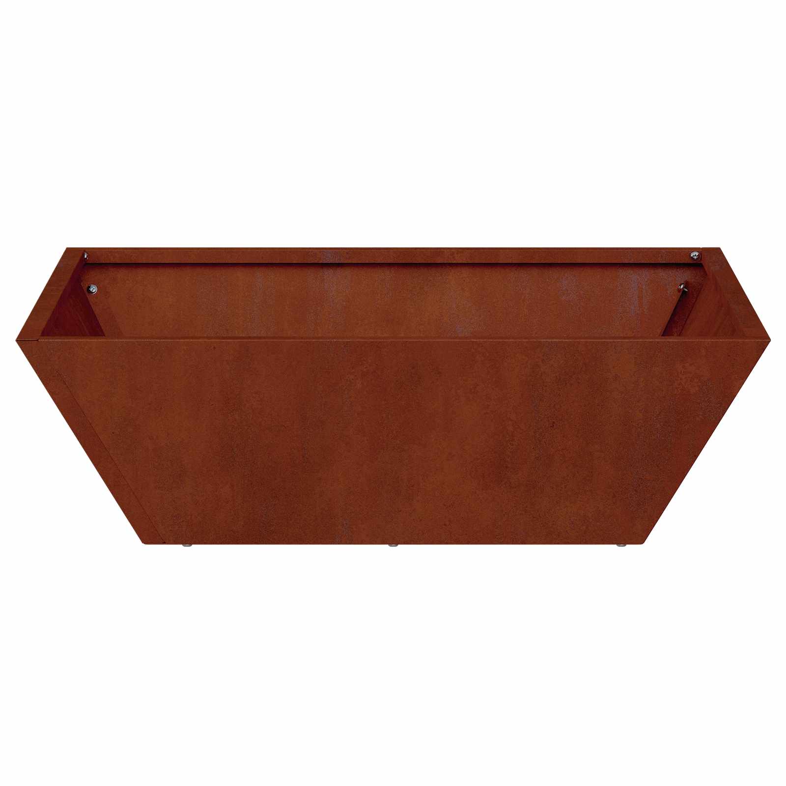 Garten-Pflanzgefäß 5 pcs Rostig 50 x 50 x 15 cm Wetterfeststahl