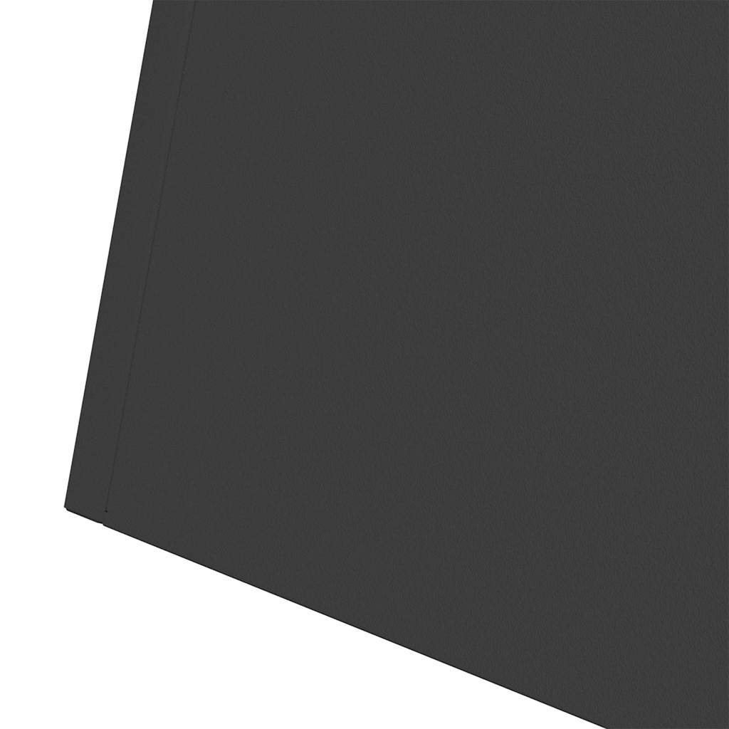 Säulen Pflanzer 2 pcs Schwarz 35 x 35 x 73 cm