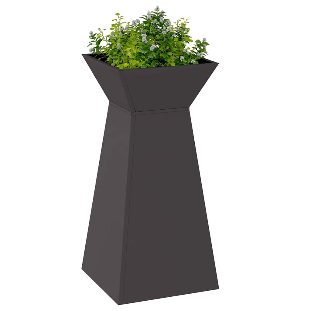 Säulen Pflanzer 2 pcs Schwarz 35 x 35 x 73 cm