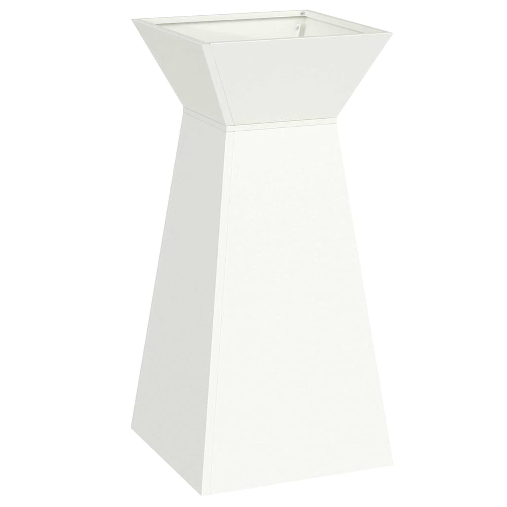Säulen Pflanzer 2 pcs Weiß 35 x 35 x 73 cm