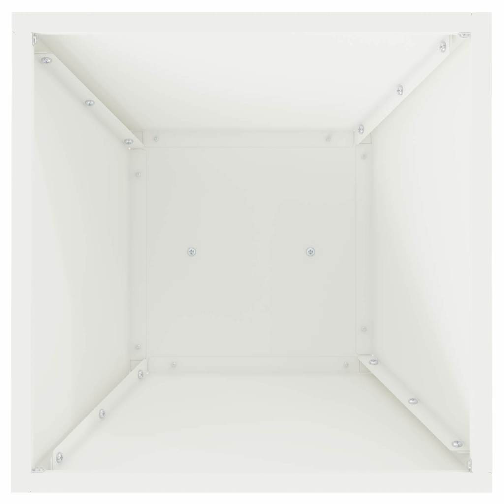Säulen Pflanzer 2 pcs Weiß 35 x 35 x 73 cm