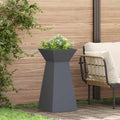 Säulen Pflanzer 2 pcs Anthrazit 35 x 35 x 73 cm