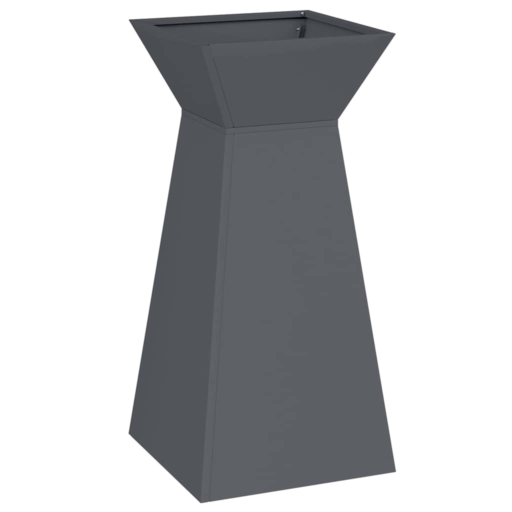 Säulen Pflanzer 2 pcs Anthrazit 35 x 35 x 73 cm