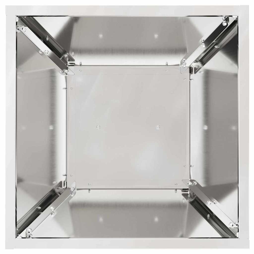 Säulen Pflanzer 2 pcs Silber 35 x 35 x 73 cm