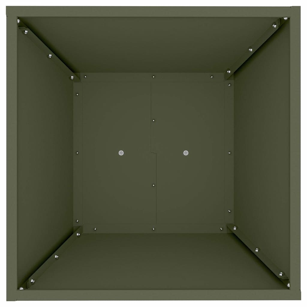 Säulen Pflanzer Oliv 40 x 40 x 100 cm