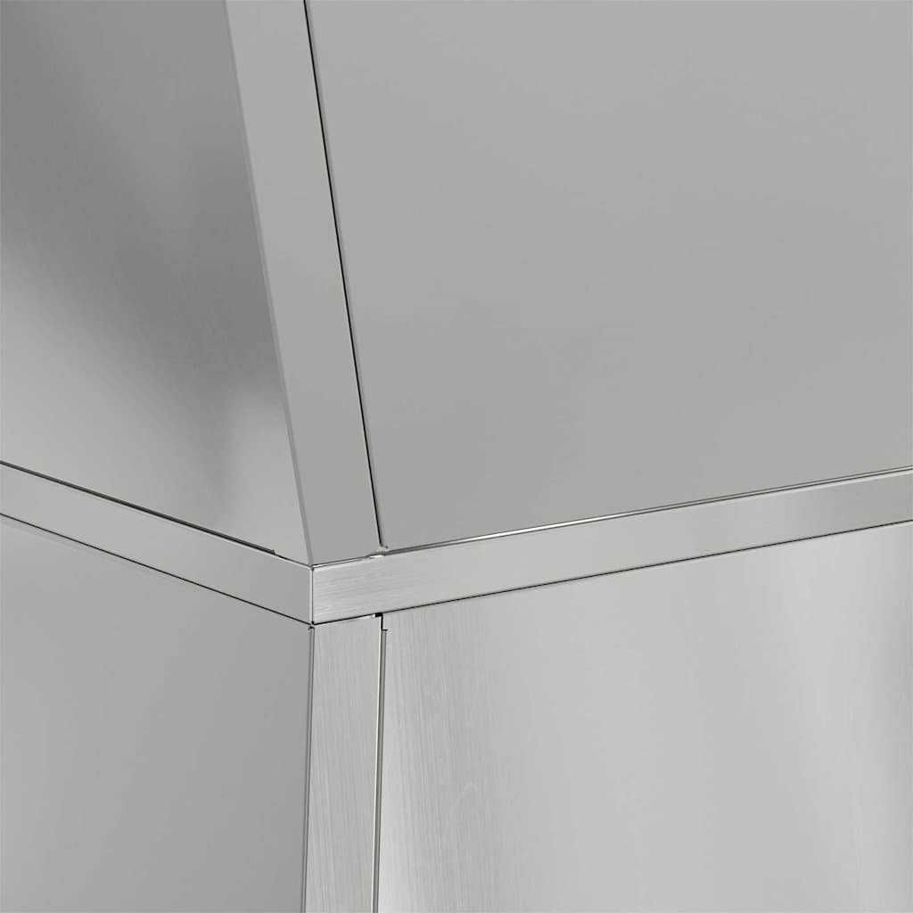 Säulen Pflanzer Silber 40 x 40 x 100 cm