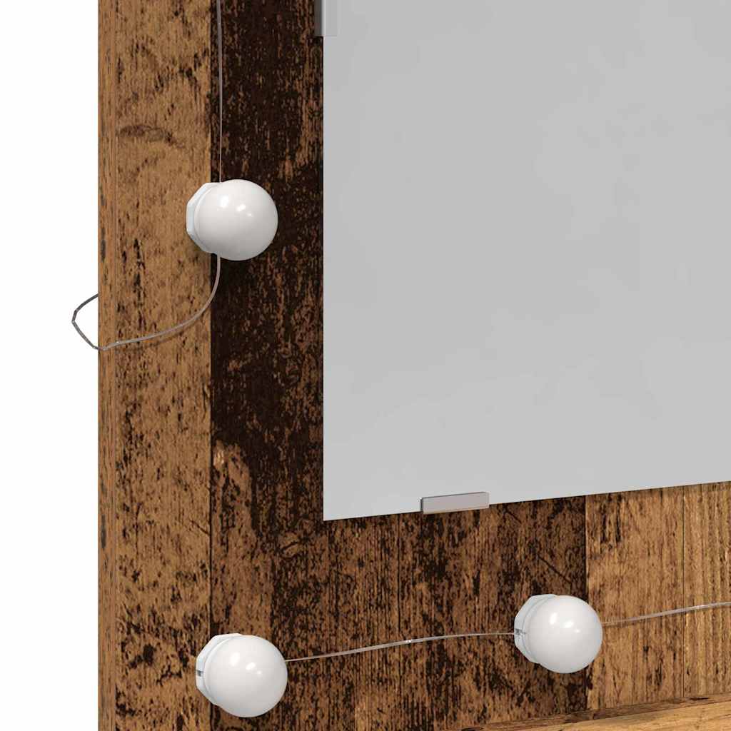 Spiegelschrank Altholz 60 x 31,5 x 62 cm Holzwerkstoff