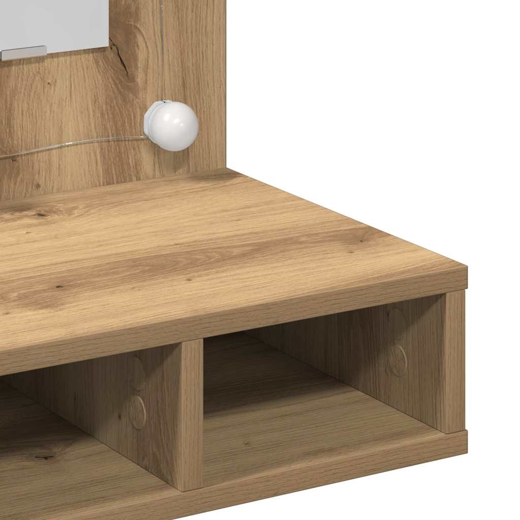 Spiegelschrank Artisan-Eiche 60 x 31,5 x 62 cm Holzwerkstoff