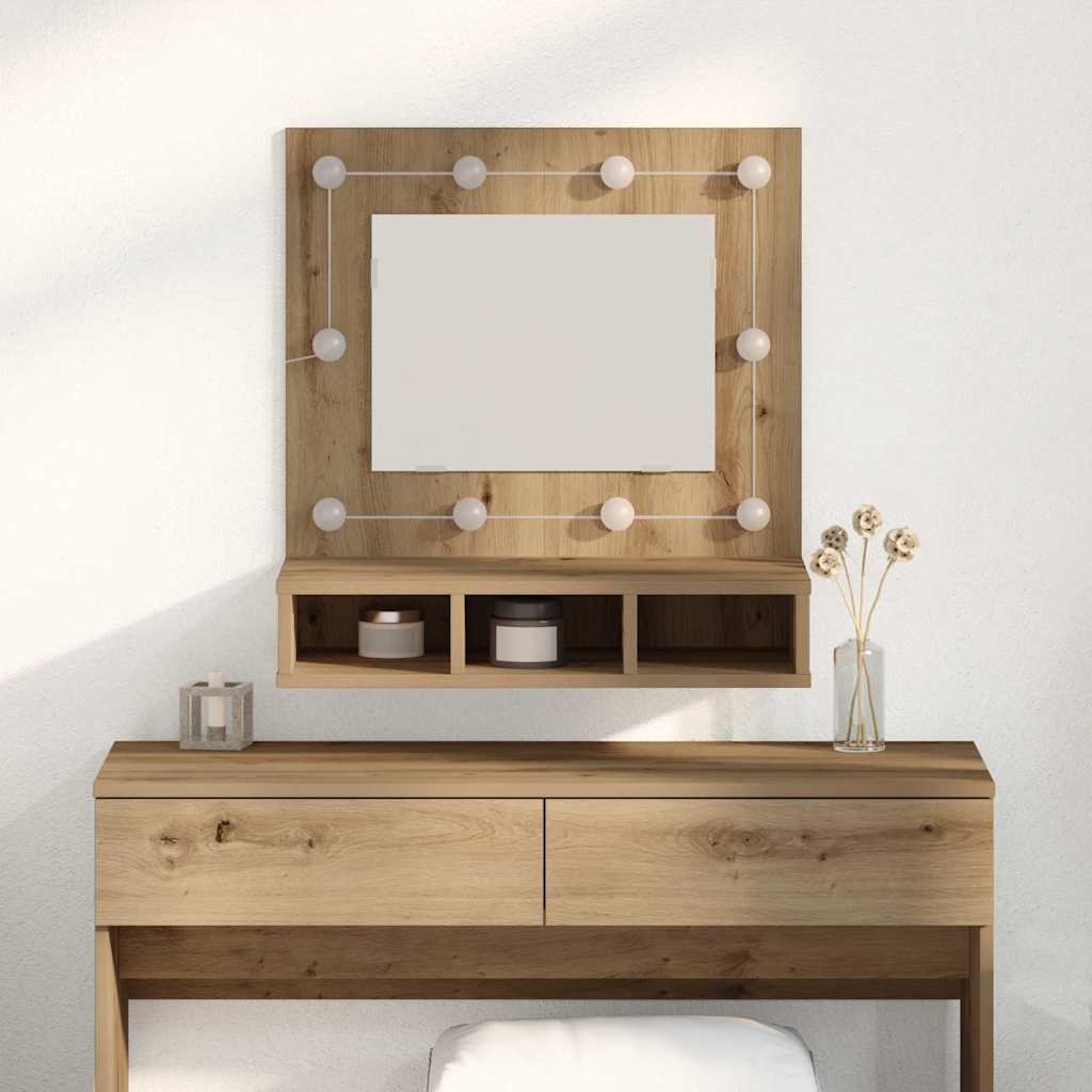 Spiegelschrank Artisan-Eiche 60 x 31,5 x 62 cm Holzwerkstoff